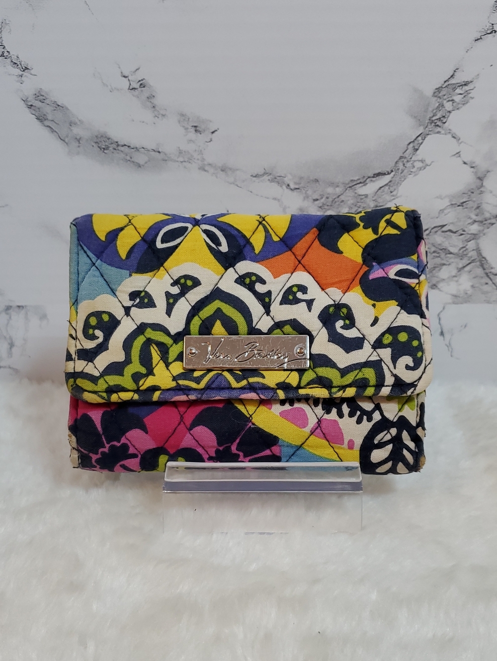 Vera Bradley RIO Tri-Fold Wallet EUC
